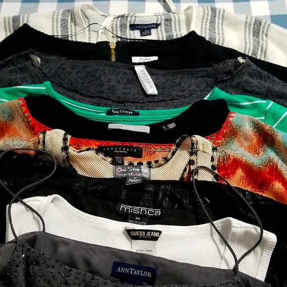 Sanctuary Tops - Lot of 10 Tops Sactuary CROWN & IVY Ann Taylor MICHCA TART & OTHER BRANDS